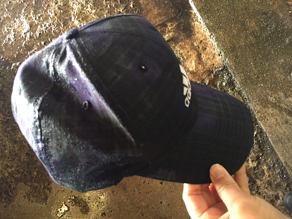 ビショビショの帽子